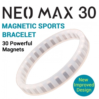 Neo Max 30 Glacier White Magnetic Sports Bracelet